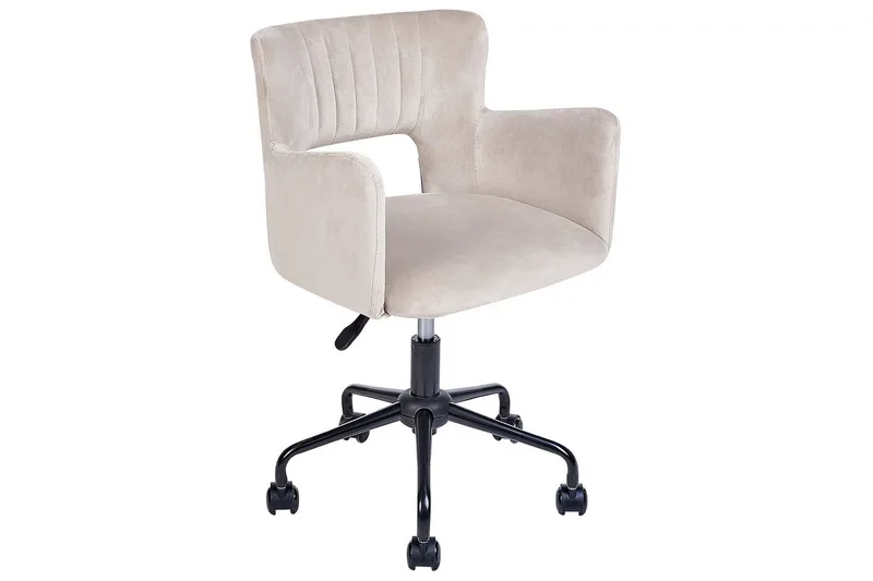 Kontorsstol Sanilac Beige/grå/svart - Beige/grå/svart - Products - Möbler - Fåtölj & stolar - Kontorsstol & skrivbordsstol