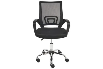 Kontorsstol Solid Svart/Silver - Svart/Silver - Products - Möbler - Fåtölj & stolar - Kontorsstol & skrivbordsstol