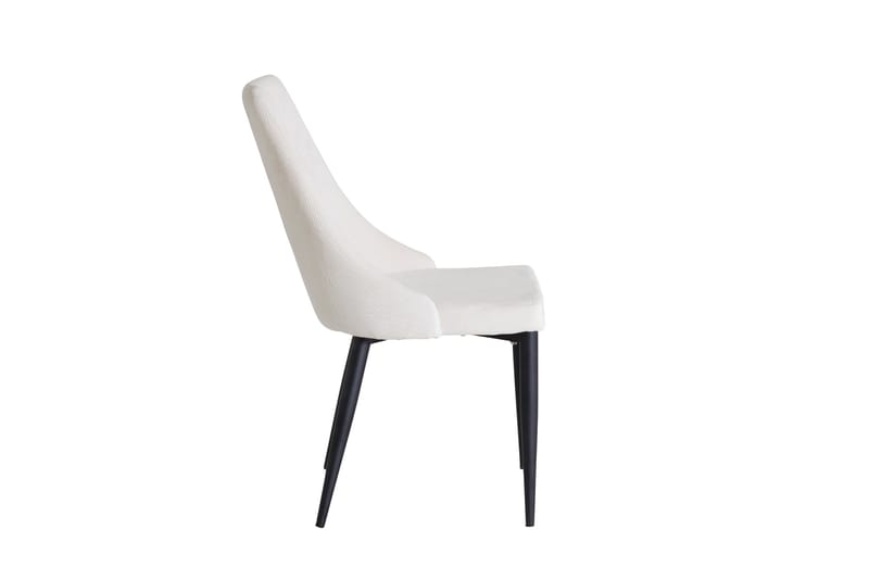 Leone Matstol - Svart/Beige - Products - Möbler - Fåtölj & stolar - Matstol & köksstol