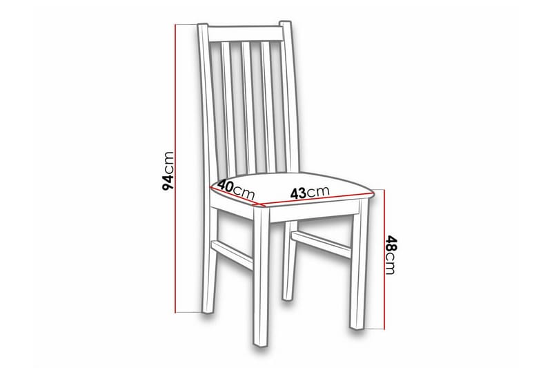 Lufti Matstol - Vit - Products - Möbler - Fåtölj & stolar - Matstol & köksstol
