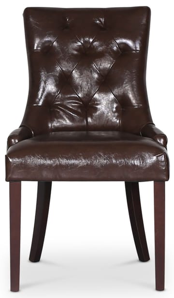 Marie Stol i brun vintage PU - Brun vintage - Products - Möbler - Fåtölj & stolar - Matstol & köksstol