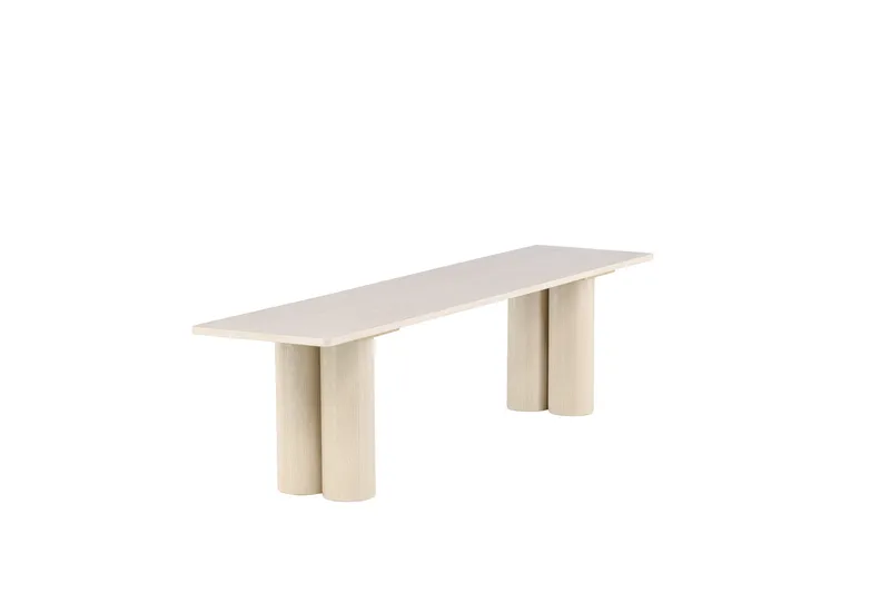 Matbänk Olivia 40x180x45 cm - Vit - Products - Möbler - Fåtölj & stolar - Sittbänk