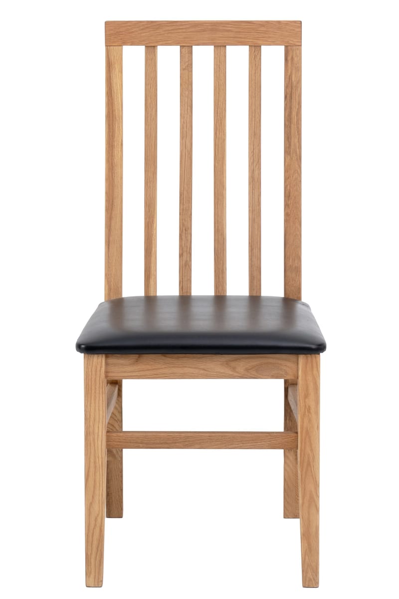 Matstol ek med svart sits - Alaska - Oljad ek / svart sits - Products - Möbler - Fåtölj & stolar - Matstol & köksstol