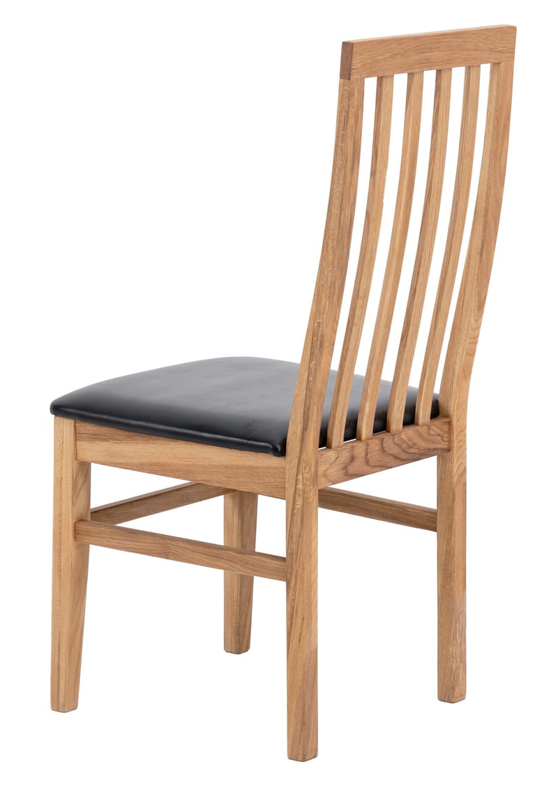 Matstol ek med svart sits - Alaska - Oljad ek / svart sits - Products - Möbler - Fåtölj & stolar - Matstol & köksstol