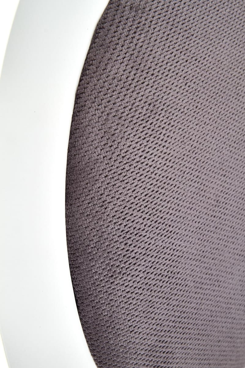 Matstol vitt trä med grå sits - Vit/grå - Products - Möbler - Fåtölj & stolar - Matstol & köksstol