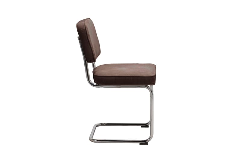 Milva Matstol - Brun/Krom - Products - Möbler - Fåtölj & stolar - Matstol & köksstol