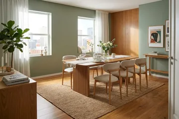 Molly Matstol i trä med tygsits - Ek/Beige - Products - Möbler - Fåtölj & stolar - Matstol & köksstol