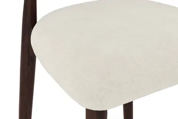 Molly Matstol i trä med tygsits - Rökt ek/Beige - Products - Möbler - Fåtölj & stolar - Matstol & köksstol