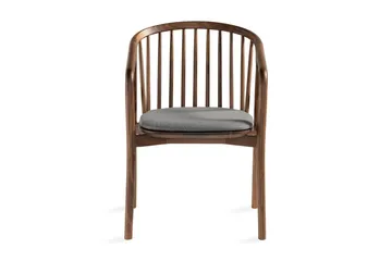 Noira Matstol med Armstöd - Valnöt / Brun - Products - Möbler - Fåtölj & stolar - Karmstol