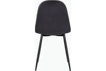 Oktoos Matstol - Antracit/Svart - Products - Möbler - Fåtölj & stolar - Matstol & köksstol