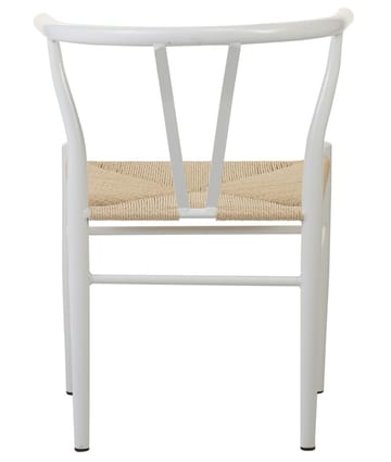 Olle vit stol med armstöd i metall - Vit - Products - Möbler - Fåtölj & stolar - Karmstol