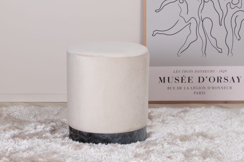 Benji Sittpuff - Beige - Products - Möbler - Fåtölj & stolar - Pall & puff - Sittpuff