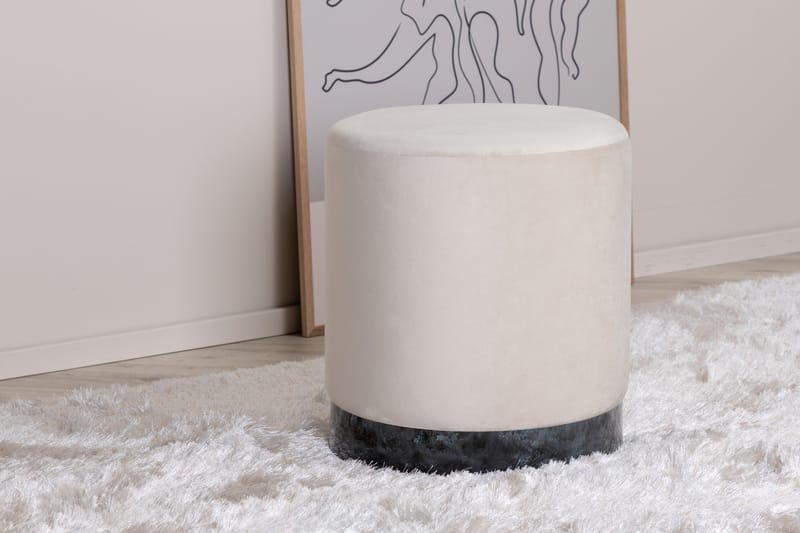 Benji Sittpuff - Beige - Products - Möbler - Fåtölj & stolar - Pall & puff - Sittpuff