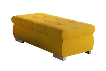 Cerys Fotpall 60 cm - Gul - Products - Möbler - Fåtölj & stolar - Pall & puff - Fotpallar