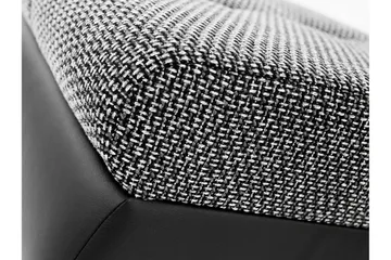 Cerys Fotpall 60 cm - Ljusgrå/Svart - Products - Möbler - Fåtölj & stolar - Pall & puff - Fotpallar