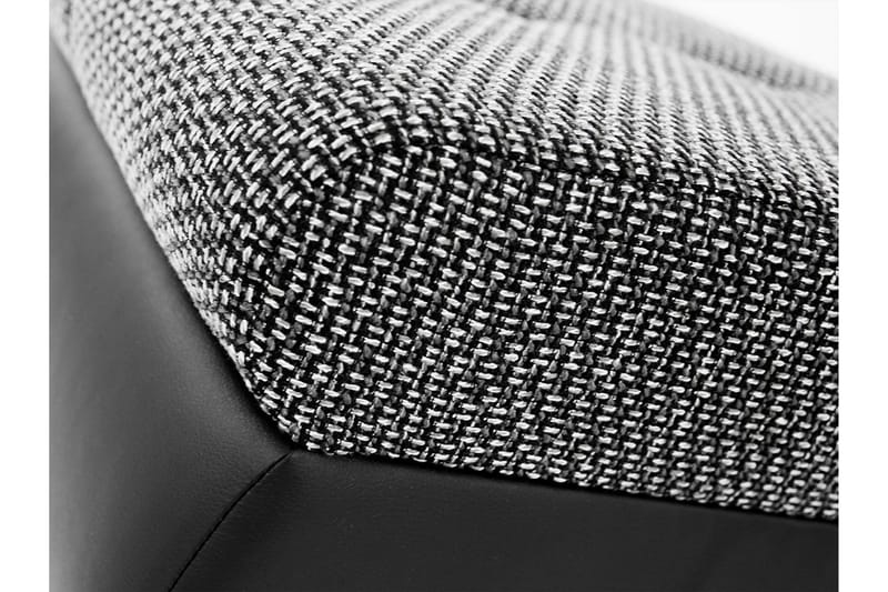 Cerys Fotpall 60 cm - Ljusgrå/Svart - Products - Möbler - Fåtölj & stolar - Pall & puff - Fotpallar