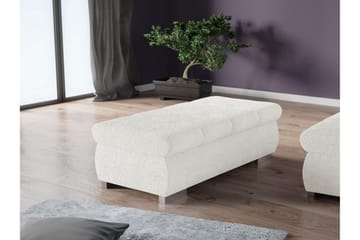 Cerys Fotpall 60 cm - Vit - Products - Möbler - Fåtölj & stolar - Pall & puff - Fotpallar