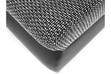 Cerys Fotpall 60 cm - Vit/Grå - Products - Möbler - Fåtölj & stolar - Pall & puff - Fotpallar