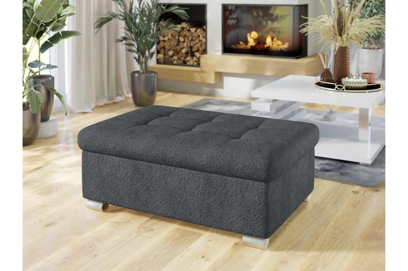 Dynir Fotpall 70 cm - Grå - Products - Möbler - Fåtölj & stolar - Pall & puff - Fotpallar