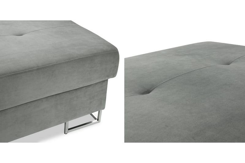 Reginia Fotpall 104 cm - Blå - Products - Möbler - Fåtölj & stolar - Pall & puff - Fotpallar