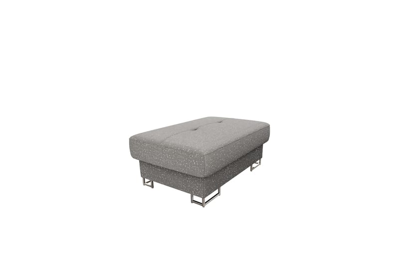 Reginia Fotpall 104 cm - Grå - Products - Möbler - Fåtölj & stolar - Pall & puff - Fotpallar