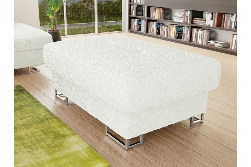 Reginia Fotpall 67 cm White - Products - Möbler - Fåtölj & stolar - Pall & puff - Fotpallar