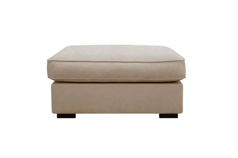 Rossita lyx Fotpall - Beige Tyg - Products - Möbler - Fåtölj & stolar - Pall & puff - Fotpallar