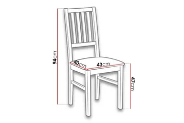 Patrickswell Matstol - Brun - Products - Möbler - Fåtölj & stolar - Matstol & köksstol
