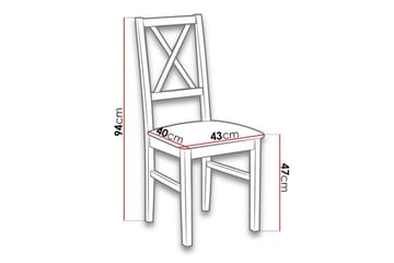 Patrickswell Matstol - Svart - Products - Möbler - Fåtölj & stolar - Matstol & köksstol