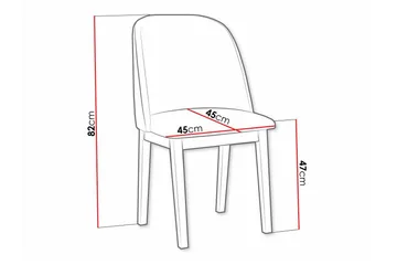 Patrickswell Matstol - Svart - Products - Möbler - Fåtölj & stolar - Matstol & köksstol