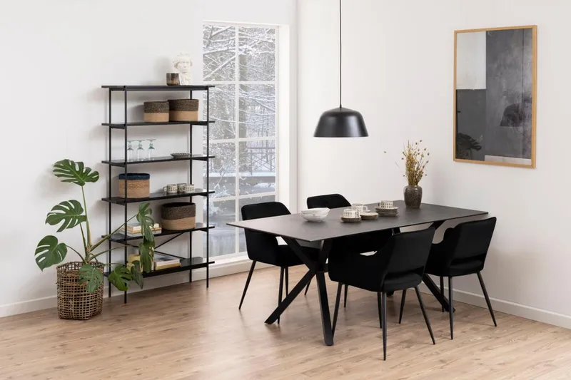 Pelaw Karmstol - Svart - Products - Möbler - Fåtölj & stolar - Karmstol