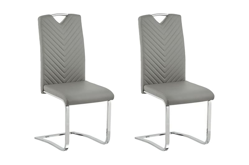 Picknes Matstol 2-pack - Konstläder/Ljusgrå - Products - Möbler - Fåtölj & stolar - Matstol & köksstol