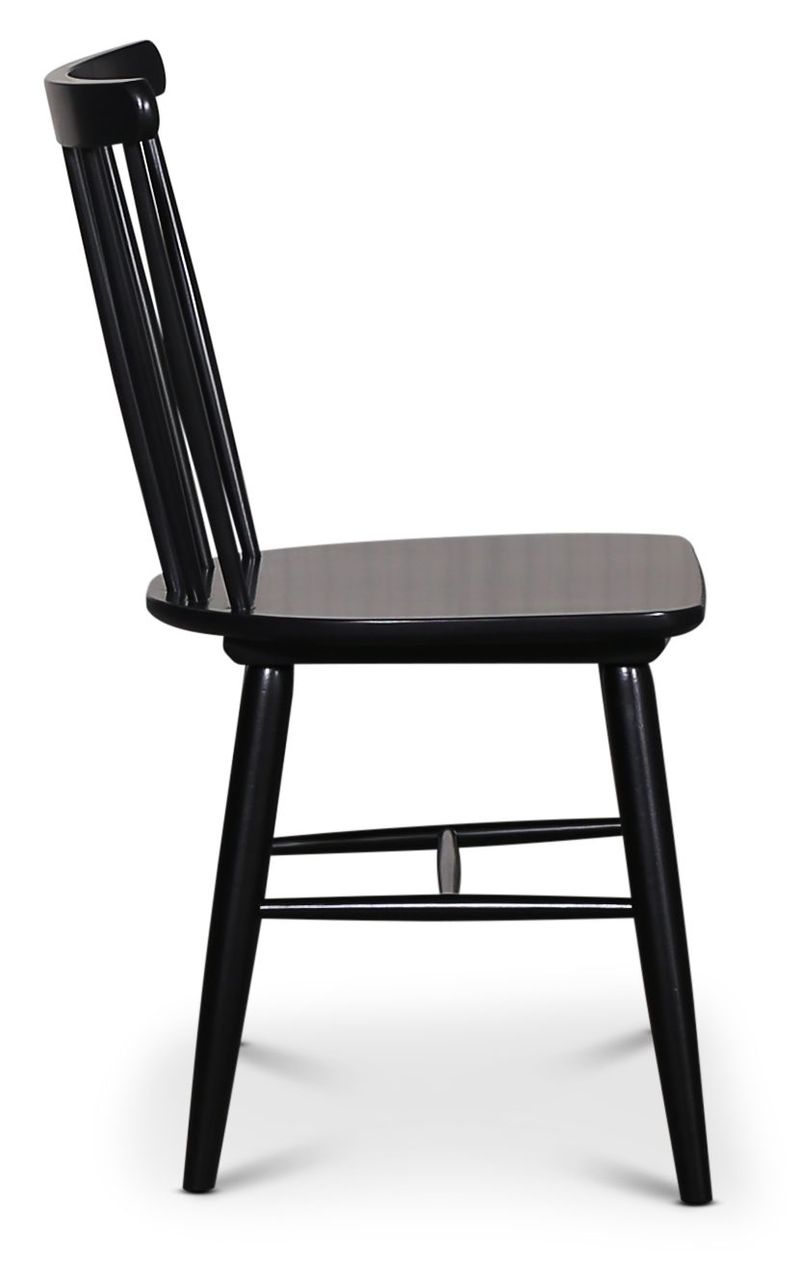 Pinnstol svart klassisk - Emil - svart - Products - Möbler - Fåtölj & stolar - Matstol & köksstol
