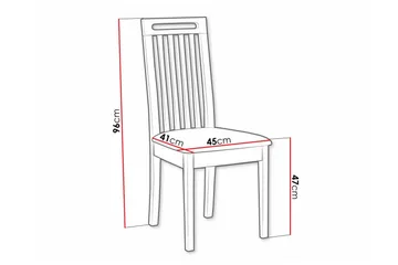 Rowden Matstol - Vit - Products - Möbler - Fåtölj & stolar - Matstol & köksstol