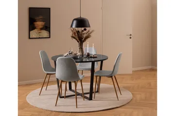 Salaman Matstol - Grå - Products - Möbler - Fåtölj & stolar - Matstol & köksstol