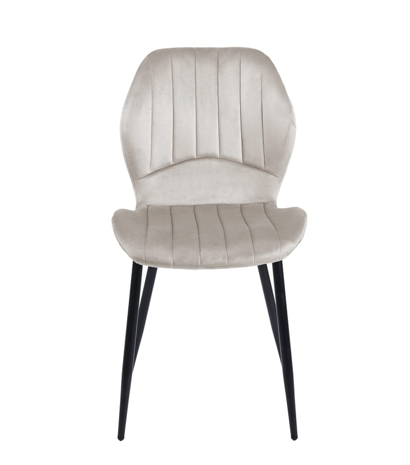 Santos matstol - Beige velvet, Beige