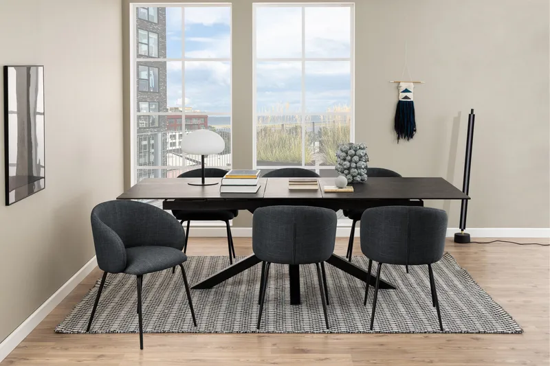 Sarad Karmstol - Grå - Products - Möbler - Fåtölj & stolar - Karmstol