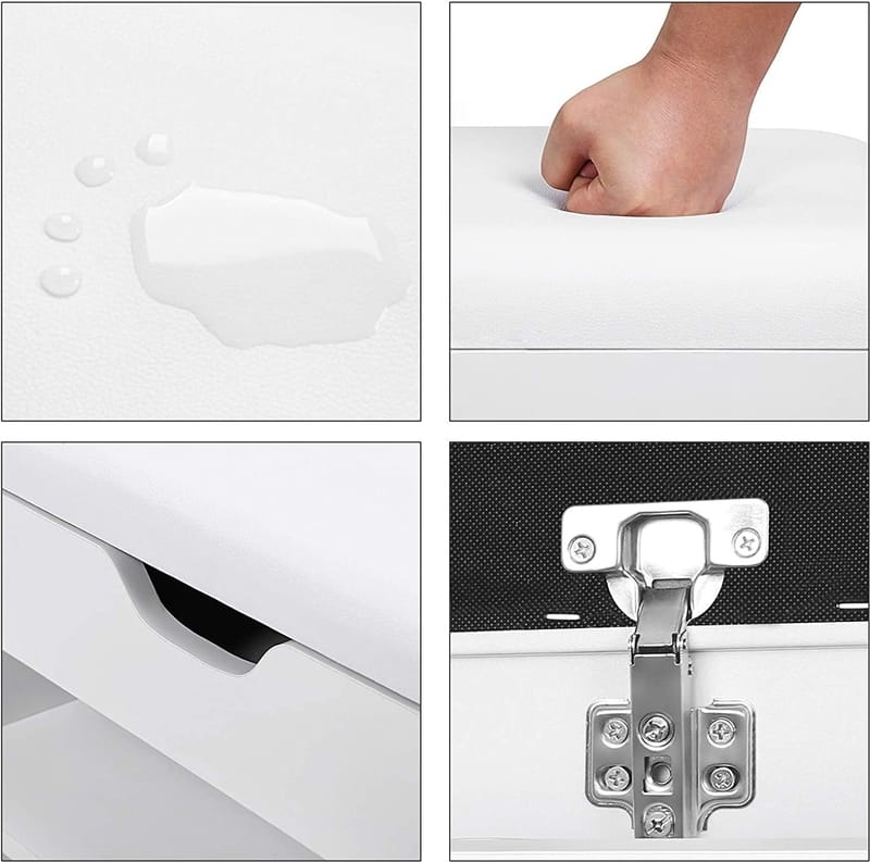 Marko hallbänk - Vit - Vit - Products - Möbler - Fåtölj & stolar - Sittbänk