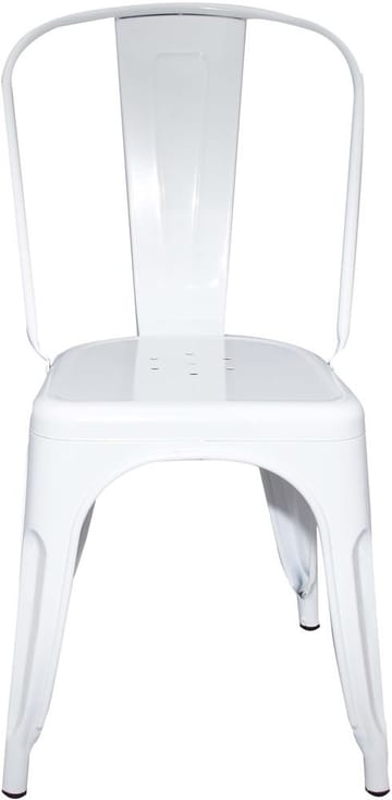 Stol i metall - Vit stapelbar - Vit (Shiny) - Products - Möbler - Fåtölj & stolar - Matstol & köksstol