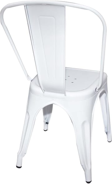 Stol i metall - Vit stapelbar - Vit (Shiny) - Products - Möbler - Fåtölj & stolar - Matstol & köksstol
