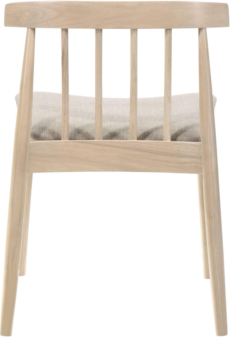 Stol i whitewash med grå sits - Florence - whitewash, ljusgrå - Products - Möbler - Fåtölj & stolar - Matstol & köksstol