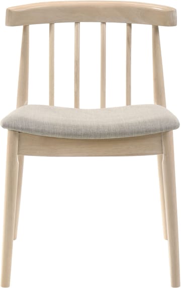 Stol i whitewash med grå sits - Florence - whitewash, ljusgrå - Products - Möbler - Fåtölj & stolar - Matstol & köksstol