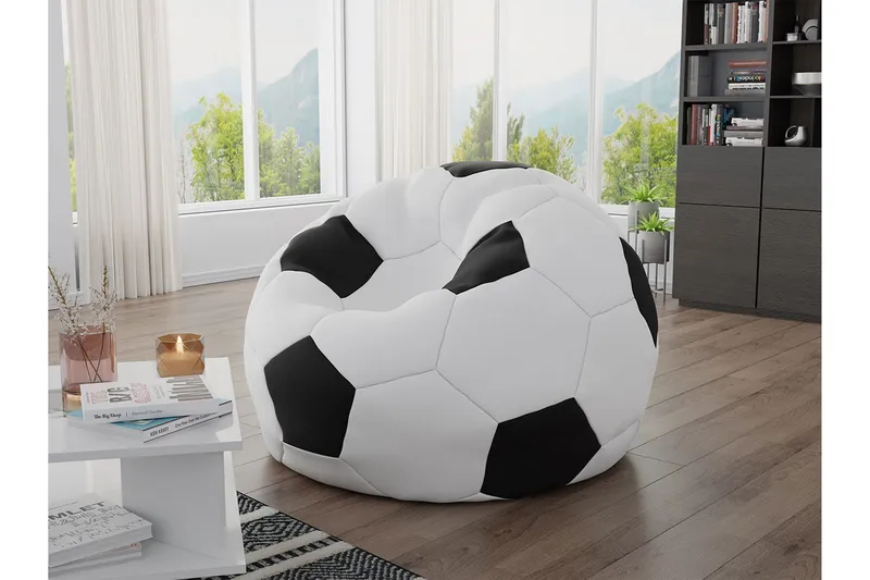 Svalliden Sittsäck 95 cm - Vit/Svart - Products - Möbler - Fåtölj & stolar - Sittsäck & saccosäck