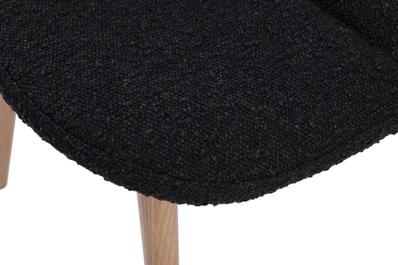 Tuktut Matstol - Svart - Products - Möbler - Fåtölj & stolar - Matstol & köksstol