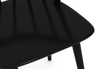 Tyrö Karmstol & matstol i massiv trä - Svart - Products - Möbler - Fåtölj & stolar - Karmstol