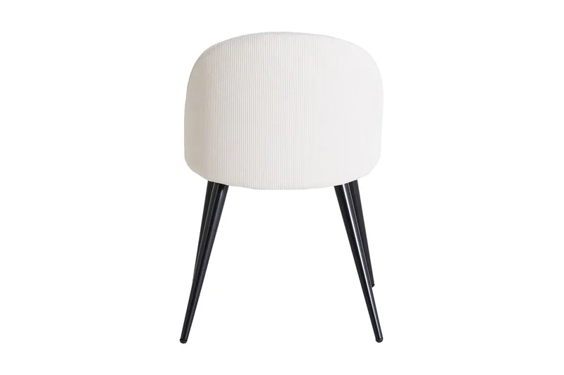 Velvet Deluxe Matstol Manchester - Svart/Beige - Products - Möbler - Fåtölj & stolar - Matstol & köksstol