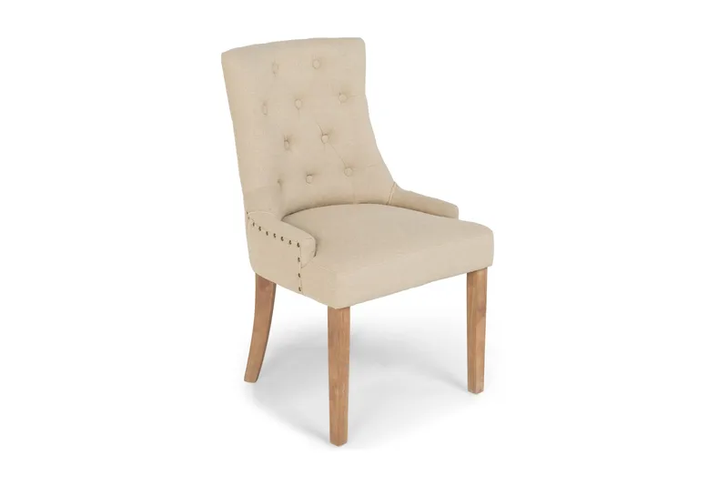 Viktoria Matstol med Nitar - Beige/Vintage - Products - Möbler - Fåtölj & stolar - Matstol & köksstol