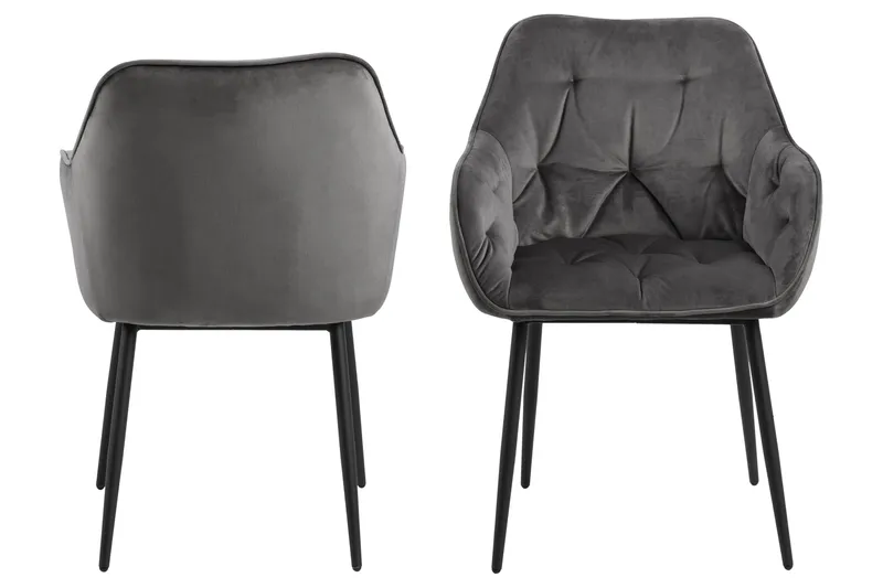 Zabinka Karmstol - Mörkgrå - Products - Möbler - Fåtölj & stolar - Karmstol