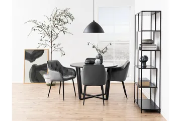 Zabinka Karmstol - Mörkgrå - Products - Möbler - Fåtölj & stolar - Karmstol