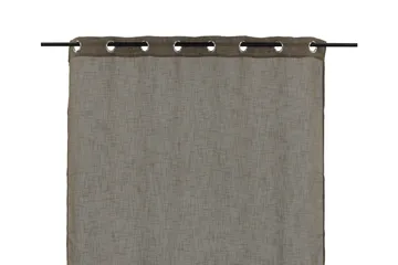 Kaya Öljettgardin 140x290 cm - Brun - Products - Textil & mattor - Gardiner - Gardinlängder - Öljettgardiner
